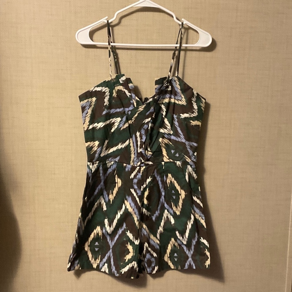 Stylish Geometric Women's Romper